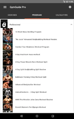 GymGuide android App screenshot 10