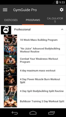 GymGuide android App screenshot 15